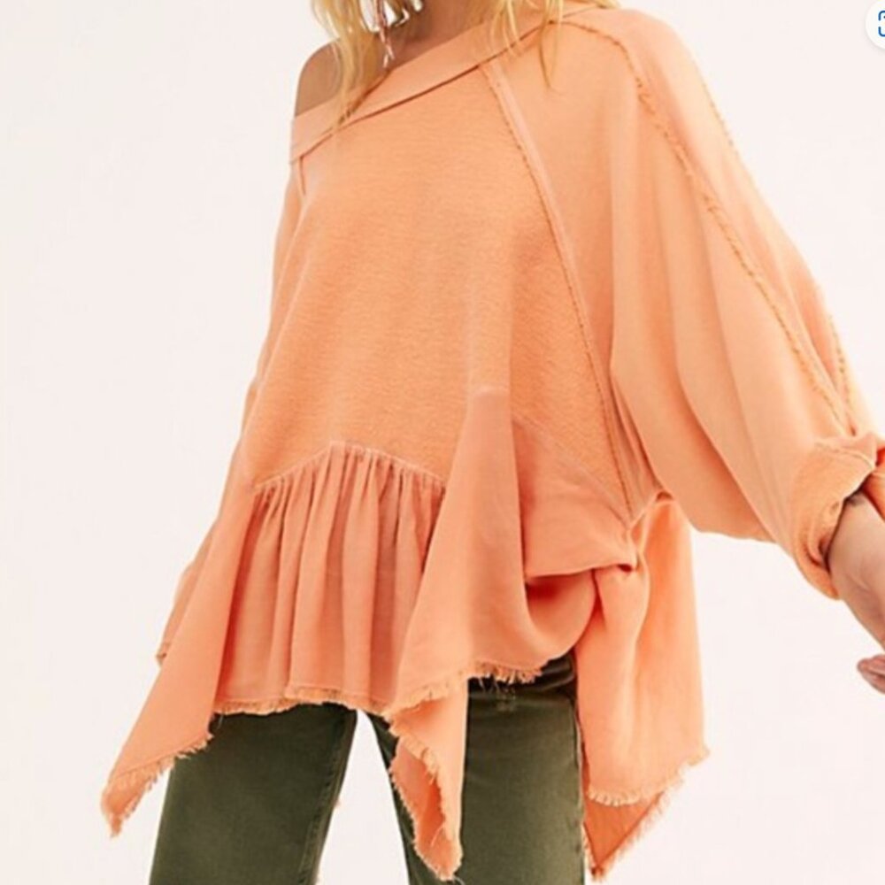 NWT Free People "Gold Dust" Pullover